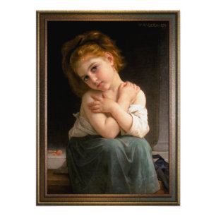 Impression Photo La Frileuse par William-Adolphe Bouguereau
