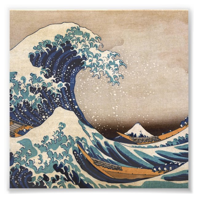 Impression Photo La Grande Vague au large de Kanagawa (Devant)