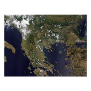 Impression Photo La Grèce et ses pays environnants