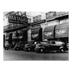 Impression Photo La Havane 1951 rétros usines de cigare