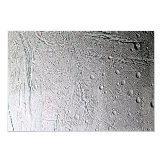 Impression Photo La lune de Saturne Encelade 2 (Devant)