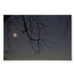 Impression Photo La Lune et le mercure