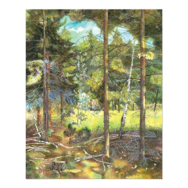 Impression Photo La pinède (Devant)