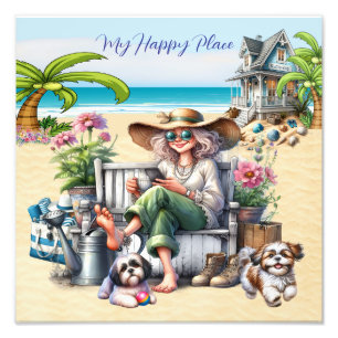 Impression Photo La Plage - Mon Endroit Heureux