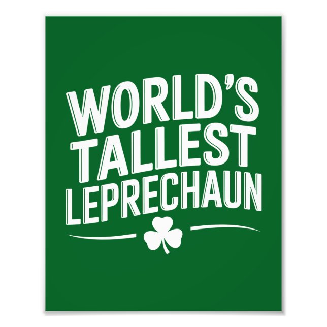 Impression Photo La plus haute journée Leprechaun St. Patrick (Devant)