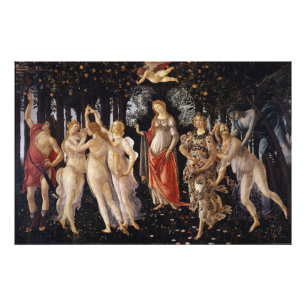 Impression Photo La Primavera (printemps) par Sandro Botticelli
