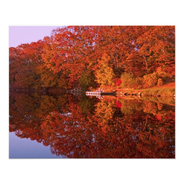 Impression Photo La réflexion de l'automne (Devant)