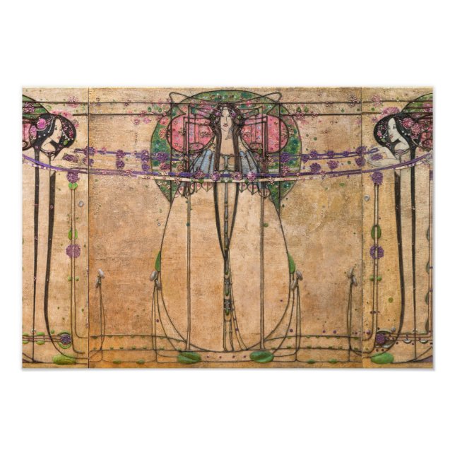 Impression Photo La Reine de la Mai par Margaret Macdonald Mackinto (Devant)