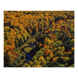 Impression Photo La rivière Big Carp en automne à Porcupine