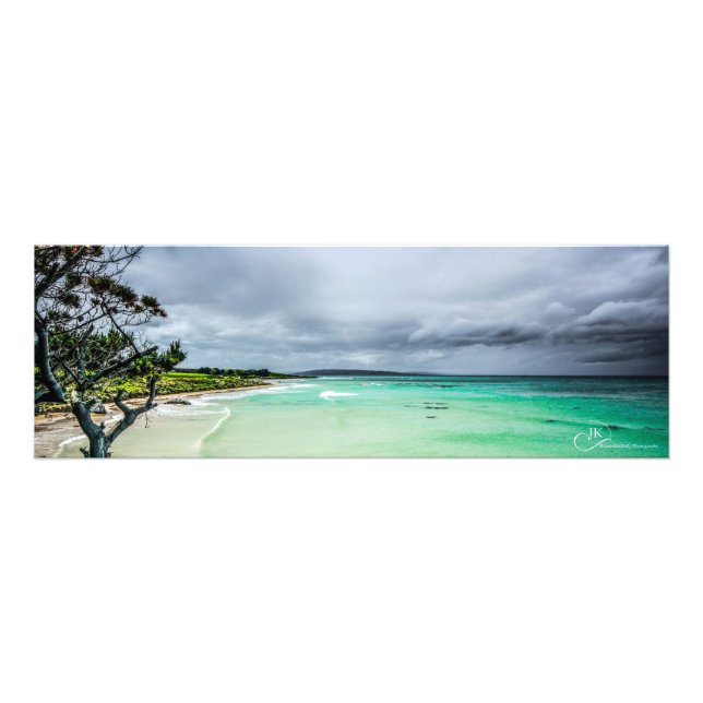 Impression Photo La tempête s'approche, Kaka Point Nouvelle-Zélande (Devant)
