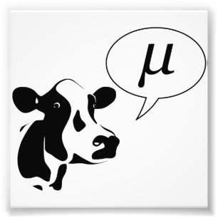 Impression Photo La vache scientifique devient Mu