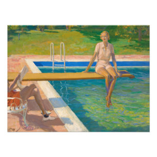 Impression Photo La Viscountess Castlerosse, Palm Springs par Laver