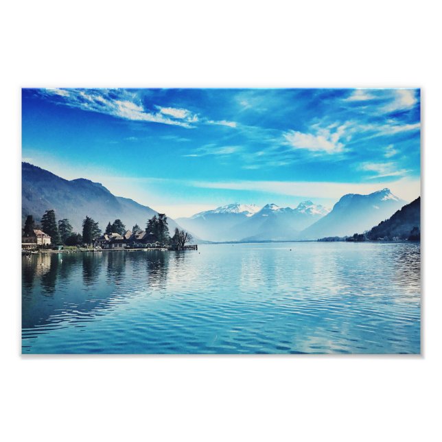 Impression Photo Lac d'Annecy - Baie de Talloires Imprimer (Devant)