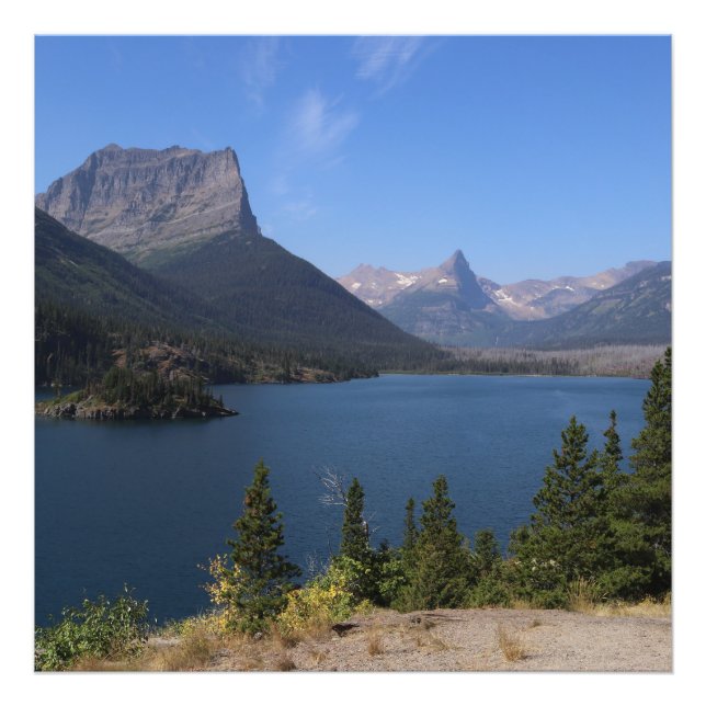 Impression Photo Lac McDonald, Parc national des Glaciers Montana (Devant)