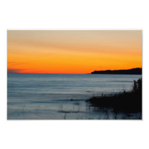 Impression Photo Lac Michigan Sunset, Michigan