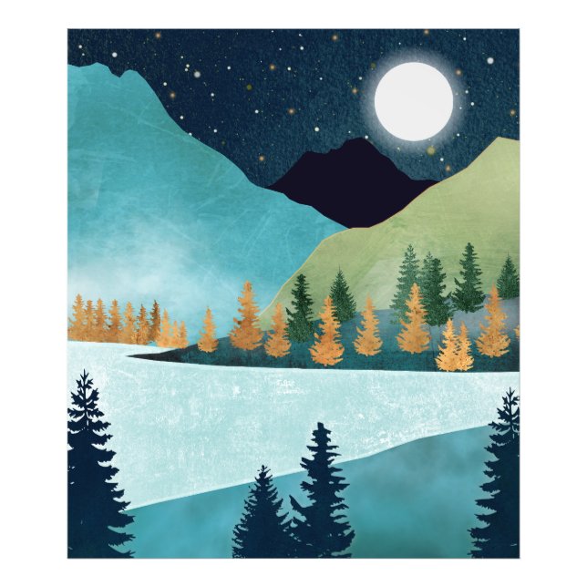 Impression Photo Lac Moonrise (Devant)