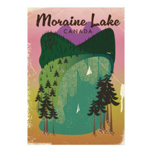 Impression Photo Lac Moraine Canada