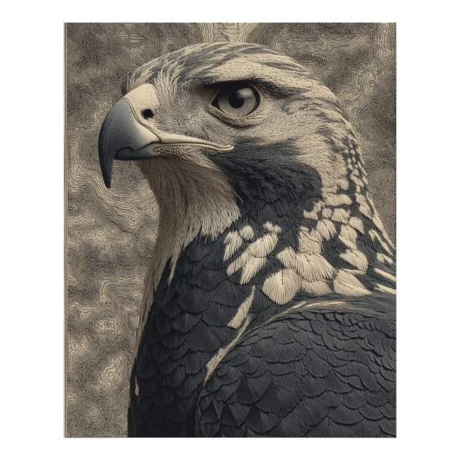 Impression Photo L'affiche de l'aigle (Devant)