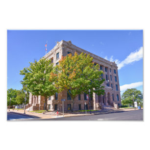 Impression Photo Lamar County Courthouse, Paris, Texas
