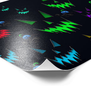 Impression Photo Lanternes Jack O' brillantes et colorées