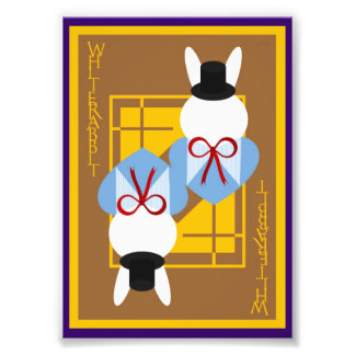 Impression Photo Lapin Blanc