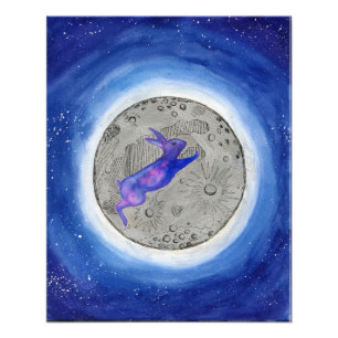 Impression Photo Lapin de lune