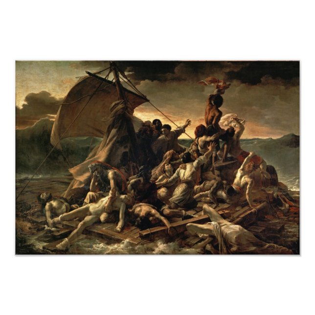 Impression Photo L'arbre de la Méduse - Théodore Géricault (Devant)