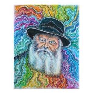 Impression Photo L'arc-en-ciel Lubavitcher Rebbe Rebbe