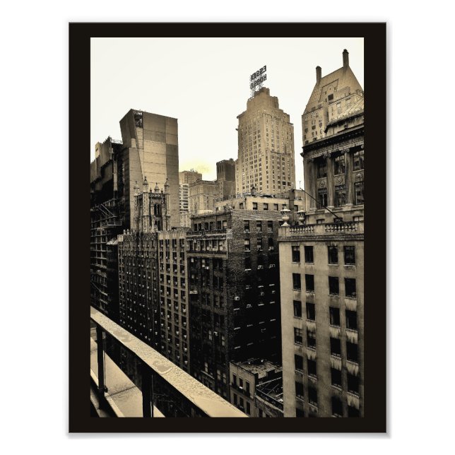 Impression Photo L'architecture de Manhattan (Devant)