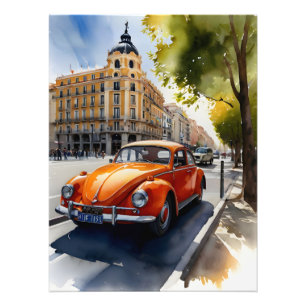 Impression Photo L'art de l'aquarelle à Madrid