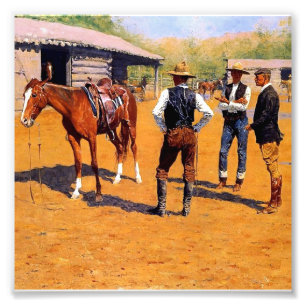 Impression Photo L'art occidental de Frederic Remington « Acheter d
