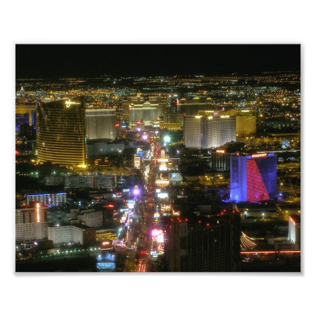 Impression Photo Las Vegas Strip 8x10 (Devant)
