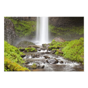 Impression Photo Latourell Falls, Columbia River Gorge, Oregon,