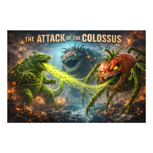 Impression Photo L'attaque du Colossus mutant veggie XL premiu