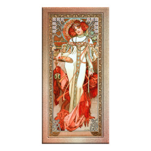 Impression Photo L'Automne par Alphonse Mucha