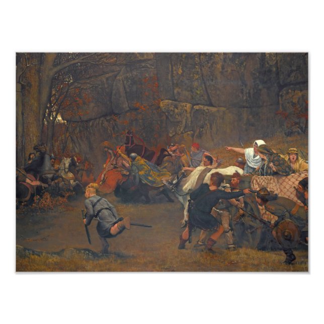 Impression Photo Lawrence Alma-Tadema - Gunthram Bose Et Ses (Devant)