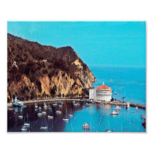 Impression Photo ldp PÈRE NOËL CATALINA ISLAND - port -