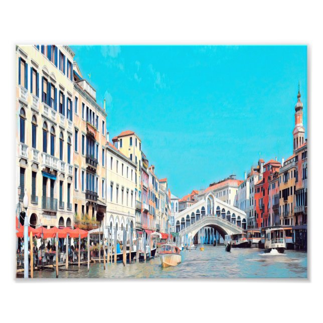 Impression Photo ldp VENICE - Grand Canal - Plage du Rialto - (Devant)