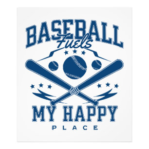 Impression Photo Le baseball alimente mon havre de paix