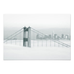 Impression Photo Le brouillard traverse la baie de San Francisco 2
