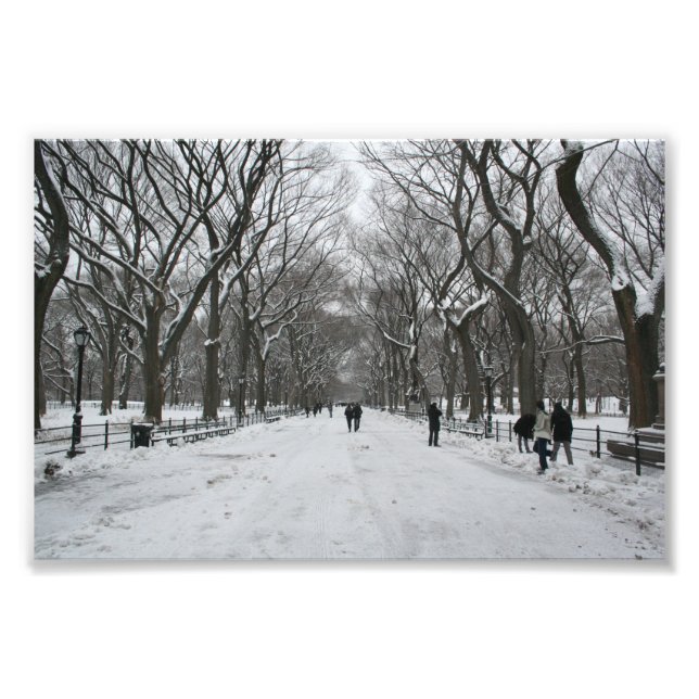 Impression Photo Le centre commercial, Central Park NY (Devant)