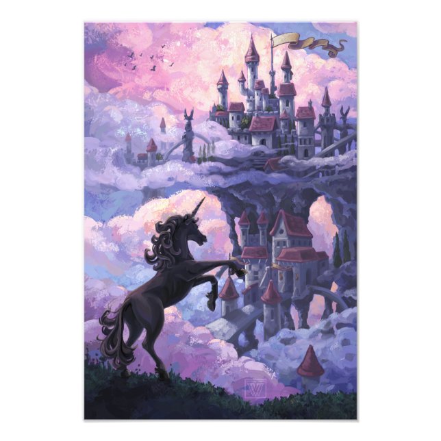 Impression Photo Le château de Unicorn (Devant)