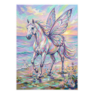 Impression Photo Le cheval papillon