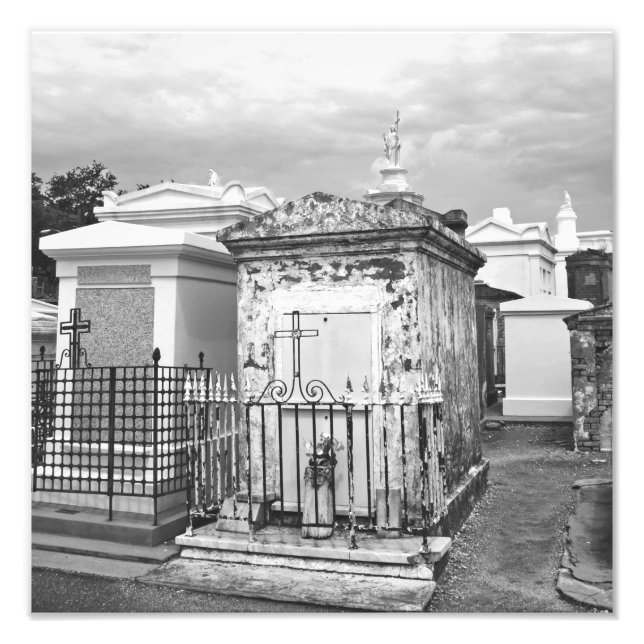 Impression Photo Le cimetière de la Nouvelle-Orléans (Devant)