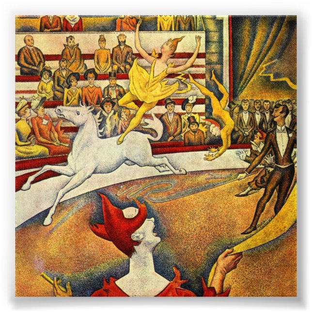 Impression Photo Le Cirque ( Le Cirque ) par Georges Seurat (Devant)