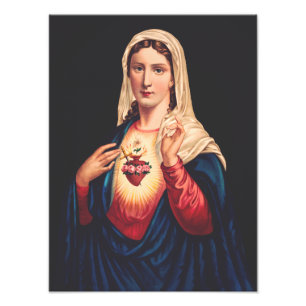 Impression Photo Le Coeur Immaculé de Marie