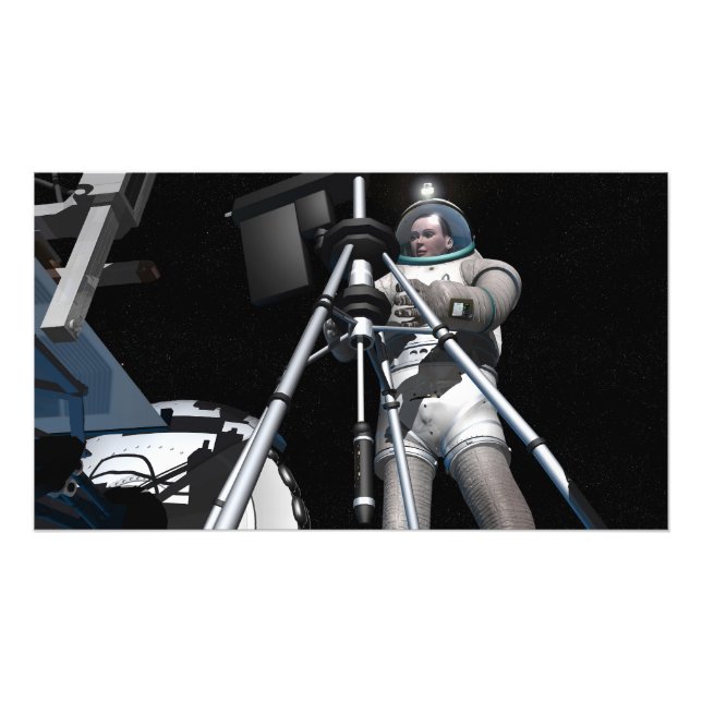 Impression Photo Le concept artistique de l'exploration spatiale fu (Devant)