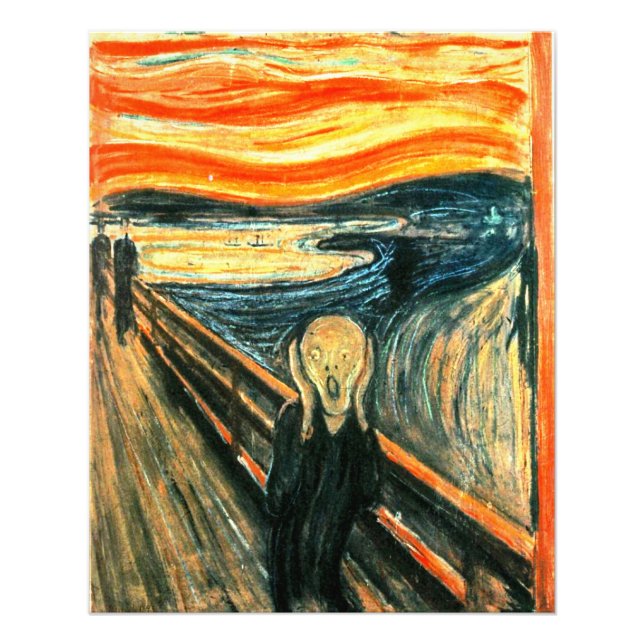 Impression Photo Le cri d'Edvard Munch (Devant)