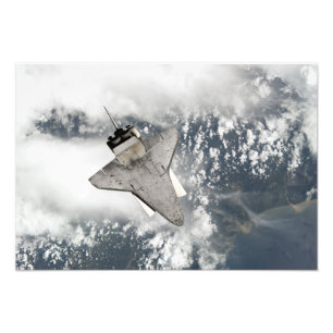 Impression Photo Le dessous de la navette spatiale Discovery