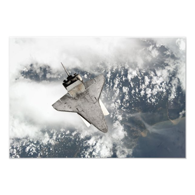 Impression Photo Le dessous de la navette spatiale Discovery (Devant)